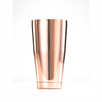 Barfly 28 oz Full-Size Copper-Plated Stainless Steel Cocktail Shaker Tin