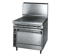 Jade Range Titan JTRH-3HT-36 36 Inch Heavy Duty Gas Hot Top Range with Standard Oven