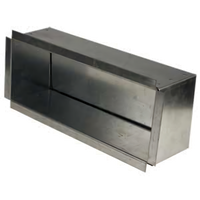 Micro Matic Commercial Beer Dispenser Shadow Box Short Sleeve Tower Part, 14-Inch W x 5-Inch H, 4-Inch Sleeve, Galvanized