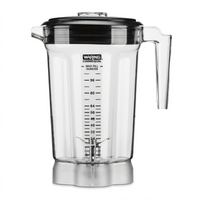 Waring 1-Gallon Stackable Copolyester Blender Container with Blade Assembly and Lid for CB15 Series