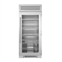 True Residential 36-Inch One-Section Upright Glass Door Reach-In Refrigerator