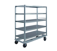 Heavy-Duty Aluminum Queen Mary Utility Cart, 5 Shelves, 73-Inch Wide