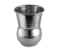 American Metalcraft Moroccan Tumbler, 12 oz Stainless Steel, Hammered Finish