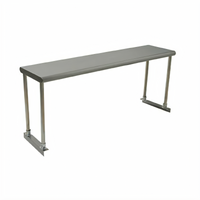 Eagle Group BlendPort® 48 Inch x 12 Inch Single Deck Table-Mount Stainless Steel Work Table Overshelf