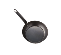 American Metalcraft 11 1/8-Inch Black Steel Fry Pan