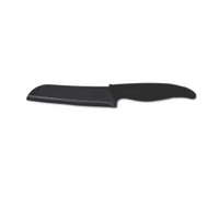 5-Inch Ceramic Santoku Knife, Black, Dozen Pack
