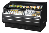 Turbo Air 63-3/8-Inch Low-Profile Horizontal Open Display Merchandiser, 12.3 Cu. Ft., Self-Contained Refrigeration