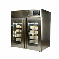 Affinacheese® 132 lb Countertop Cheese Drying Cabinet with 8 Shelves, Top-Mounted Self-Contained Refrigeration