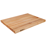 John Boos Boos Block Edge Grain Maple Reversible Wood Cutting Board with Finger Grips, 24 x 18 x 1-1/2 Inch