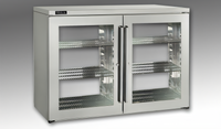 Perlick PTR48 Pass-Thru Refrigerated Back Bar Cabinet, Two-Section, 48-Inch, Remote Refrigeration
