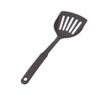 Crestware 12-Inch Slotted Nylon Scoop Turner, Black