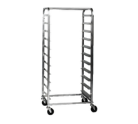 Metro RT3511N Mobile Side-Load Aluminum Pan Rack for 11 Full-Size 18 x 26 Pans