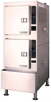 Cleveland Range SteamCraft Gemini 10 Two-Compartment Floor Model Electric Pressureless Convection Steamer
