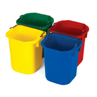 Rubbermaid Commercial 5-Quart Disinfecting Pail Set, Assorted Colors