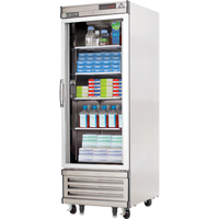 Everest One-Section Laboratory Refrigerator, 23 Cu. Ft., Bottom-Mounted Full-Height Glass Door