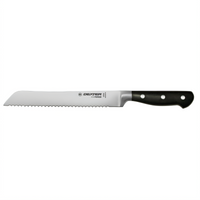Dexter Russell iCUT-FORGE 8-Inch Forged Scalloped Bread Knife with Black POM Handle