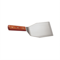 American Metalcraft Wood-Handled Hamburger/Pizza Turner-Server with 6 x 4 Inch Stainless Steel Blade