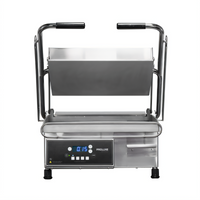 Proluxe Vantage CS CSD1515 Countertop Commercial Panini Grill with 15 x 15-Inch Grooved Cast Aluminum Plates, Adjustable Thickness and Digital Controls
