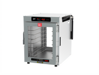Metro HotBlox™ Wide 8-Pan Pass-Thru Insulated Holding Cabinet, Digital Touchscreen, Clear Front and Rear Doors, Countertop/Stacking