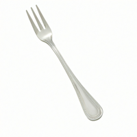 Winco Deluxe Pearl 5-3/8 Inch Oyster Fork, 18/8 Stainless Steel, Extra Heavy Weight, Mirror Finish