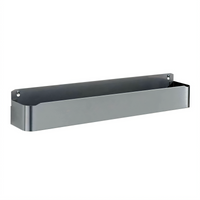 Matfer Bourgeat Wall-Mounted Stainless Steel Bottle Shelf, 25-5/8 Inch x 4-1/8 Inch
