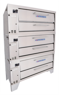 Bakers Pride Super Deck Series Triple Deck Gas Pizza Deck Oven, 45
