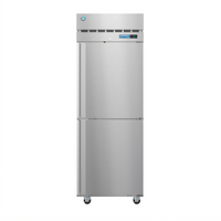 Hoshizaki Steelheart 23.1 Cu. Ft. Stainless Steel One-Section Reach-In Freezer, Self-Contained, Standard Depth, Half-Height Solid Right-Hinged Doors