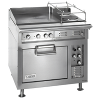 Lang Marine 36-Inch Heavy Duty Electric Range with Standard Oven Base, 2 Hot Tops and 2 French Plates