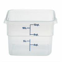 Cambro 12SFSPP190 CamSquare® Commercial Food Storage Containers Case of 6