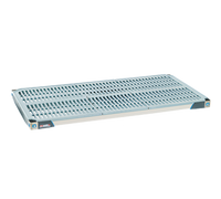 MetroMax i 72-Inch x 18-Inch Blue Vented Polymer Shelf with Open Grid Mat and Microban