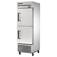 True T-23F-2-HC One-Section Reach-In Freezer with (2) Half Solid Doors, -10°F, Bottom Mount