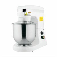 Omcan USA 7 Qt Countertop Planetary Mixer with Variable Speed Control