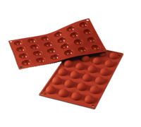 Silikomart 24-Cavity Half Sphere Silicone Baking Mold