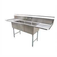 Serv-Ware D3CWP1620-V Serv-Ware Compartment Sinks