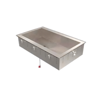 Vollrath Short Sided Non-Refrigerated 2-Pan Cold Drop-In Food Well