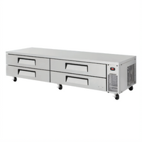 Turbo Air Super Deluxe 96-3/8-Inch Wide 4-Drawer Chef Base Refrigerator