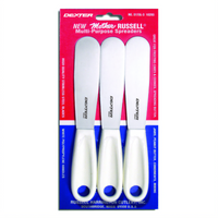 Basics Mother Russell 3-Pack Spreader Set, 8-Inch Overall Length, 4-1/2-Inch Stainless Steel Blade
