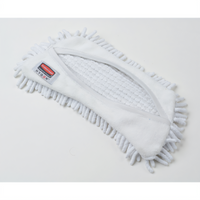 HYGEN 11-Inch Hi-Performance Microfiber Dust Mop Cover, White