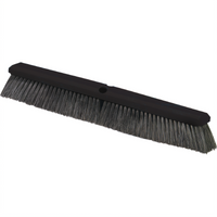 Flo-Pac 24-Inch Floor Sweep Head Only, Fine/Medium Sweep, Black Polypropylene Bristles