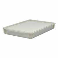 Cambro Camwear White Polycarbonate Pizza Dough Box, 26 x 18 x 3 Inches