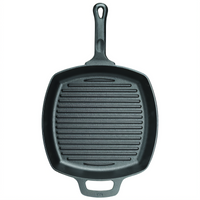 Winco CAGP-10S FireIron Cast Iron Griddles & Grill Pans Case of 4
