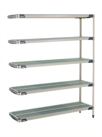 MetroMax i 5-Shelf Add-On Polymer Shelving Unit, 60
