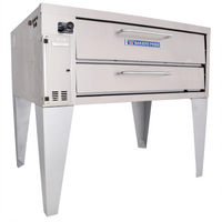 Bakers Pride Super Deck Series Gas Pizza Deck Oven, 54-Inch x 24.5-Inch Ceramic Bake Deck, Single Chamber