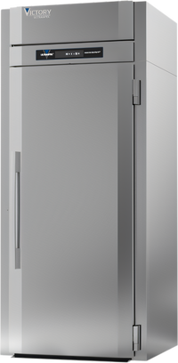 Victory UltraSpec Roll-In Freezer, 1-Section, Self-Contained, Standard Depth, Stainless Steel, 34.86 Cu. Ft.