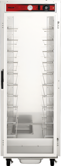 Vulcan 18-Pan Mobile Non-Insulated Heated Holding and Proofing Cabinet with Glass Door, Stainless Steel, 120V