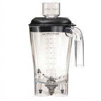 Hamilton Beach Commercial 64 oz Stackable Blender Container with Cutting Assembly, Lid & Dosing Cup for Expeditor HBF600/HBF600R Series