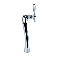 Micro Matic Anaconda Single-Faucet Countertop Glycol-Cooled Chrome Draft Tower