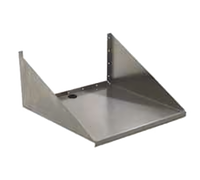Eagle Group Wall-Mount Microwave Shelf, 24 x 24 Inches, 18-Gauge 430 Stainless Steel