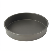 Winco Deluxe 10-Inch Round Hard Anodized Aluminum Cake Pan, 2-Inch High