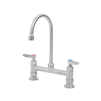 EverSteel Stainless Steel Double Pantry Deck-Mount Mixing Faucet, 8-Inch Centers